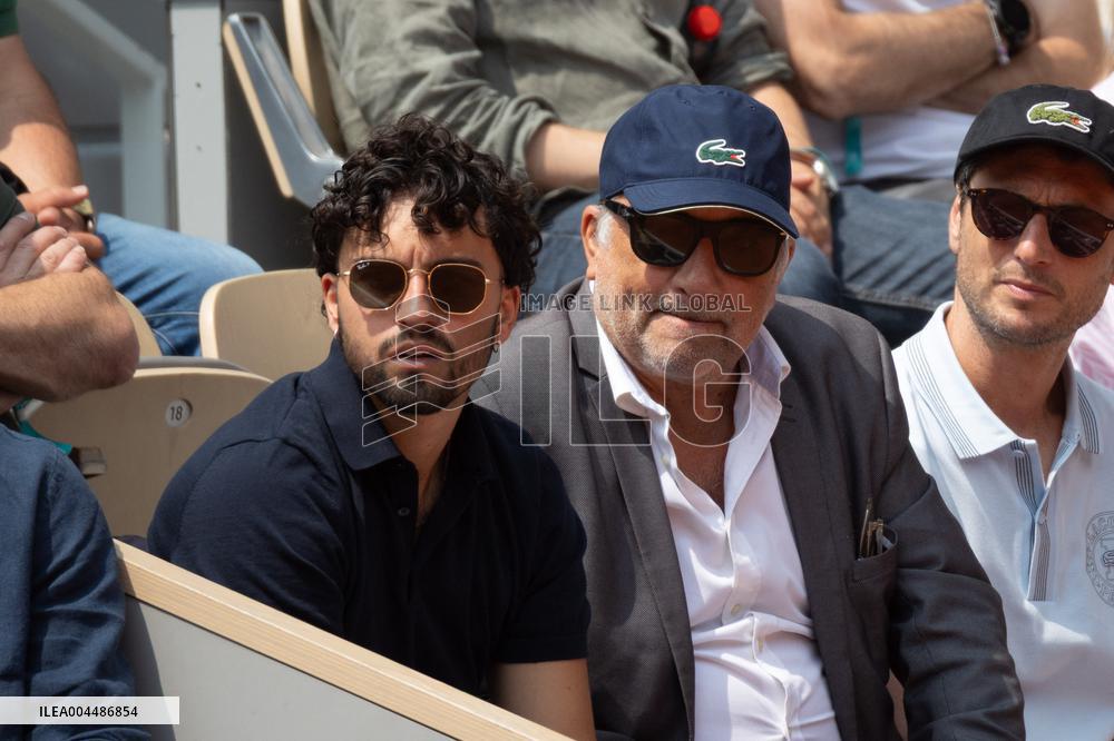 2025 French Open - Celebrities In Stands Day10 NB