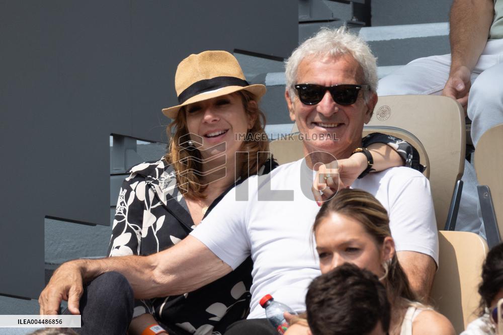 2025 French Open - Celebrities In Stands Day10 NB