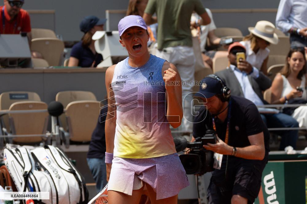 2025 French Open - Celebrities In Stands Day10 NB