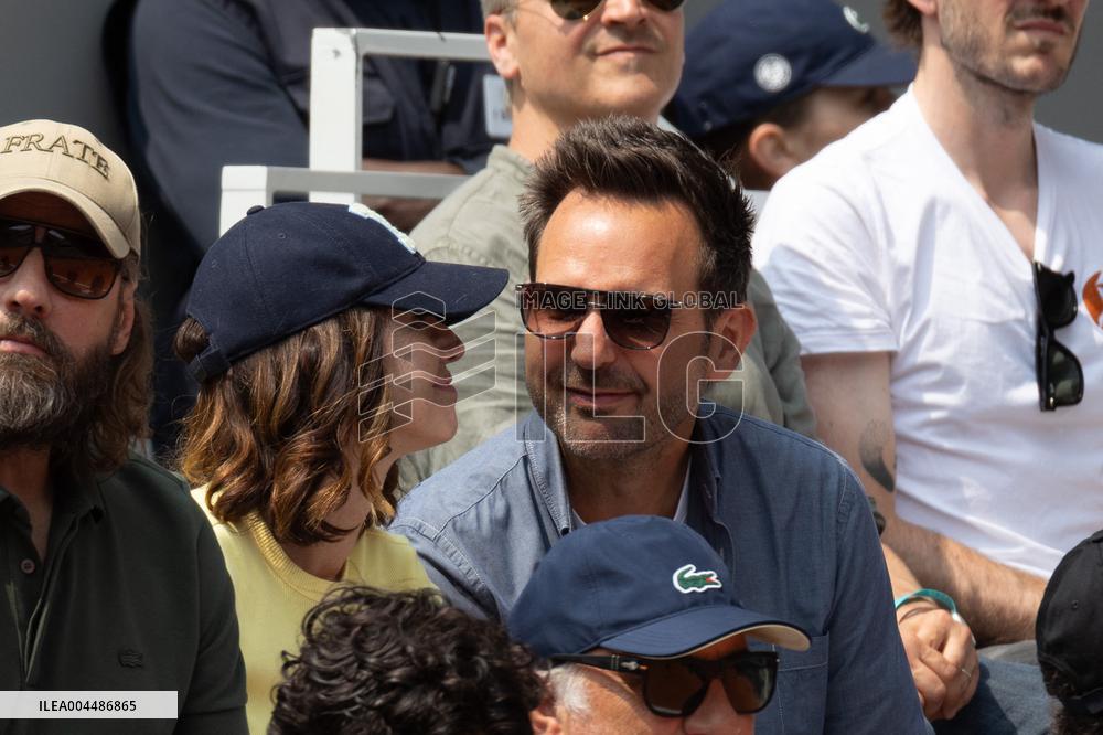 2025 French Open - Celebrities In Stands Day10 NB