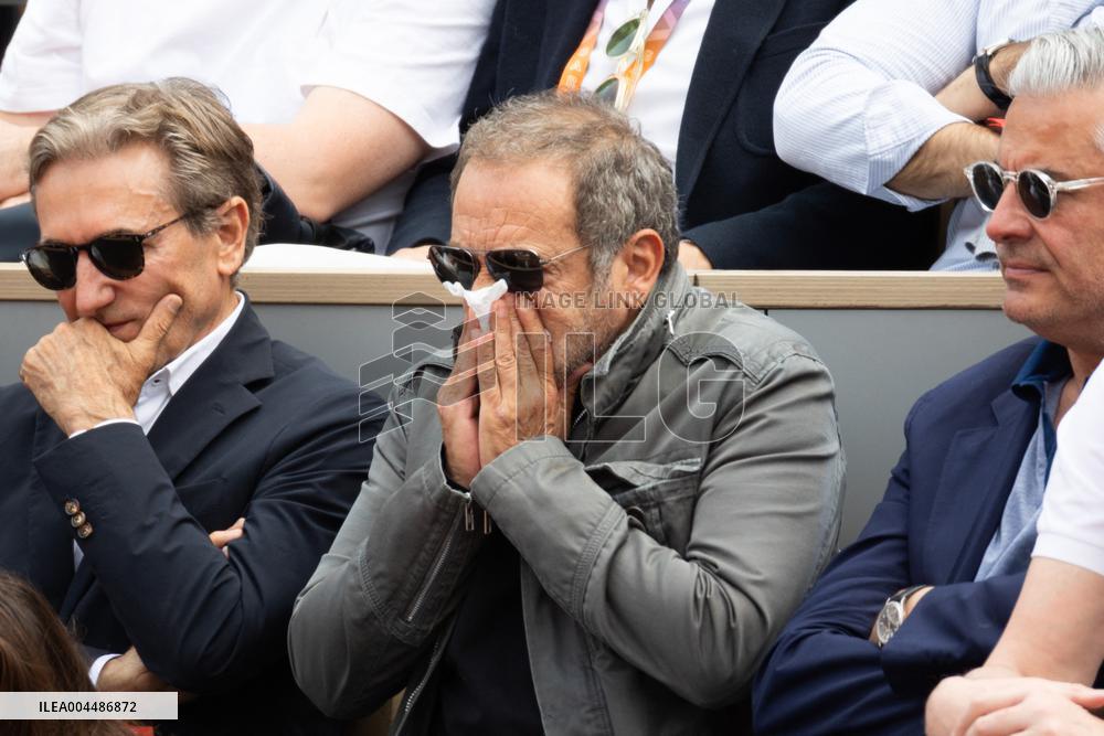 2025 French Open - Celebrities In Stands Day10 NB