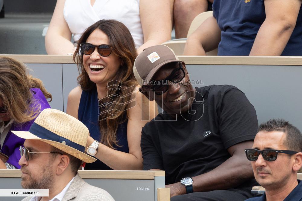 2025 French Open - Celebrities In Stands Day10 NB