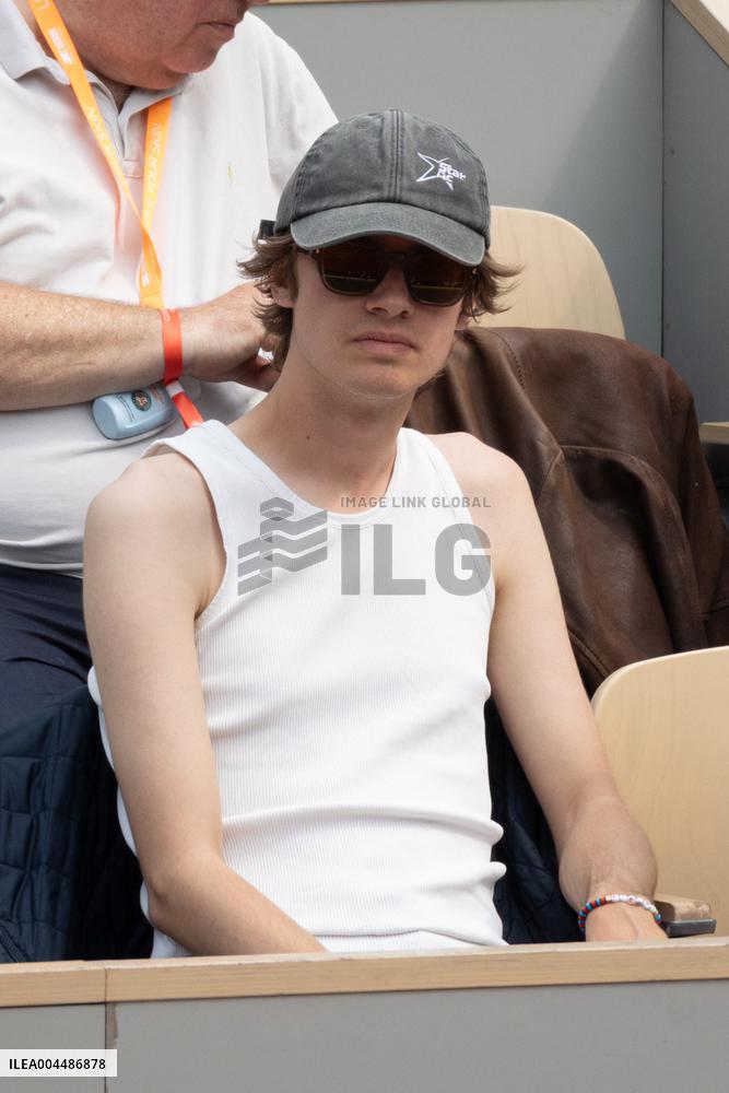 2025 French Open - Celebrities In Stands Day10 NB
