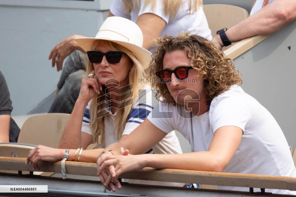 2025 French Open - Celebrities In Stands Day10 NB
