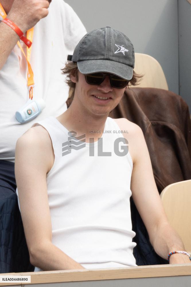2025 French Open - Celebrities In Stands Day10 NB