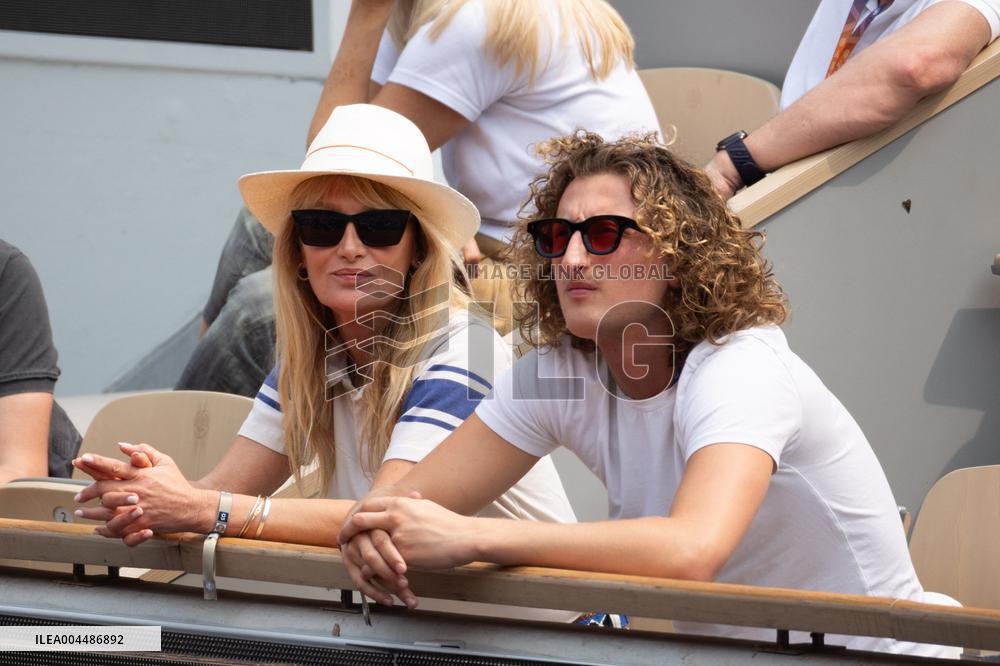 2025 French Open - Celebrities In Stands Day10 NB