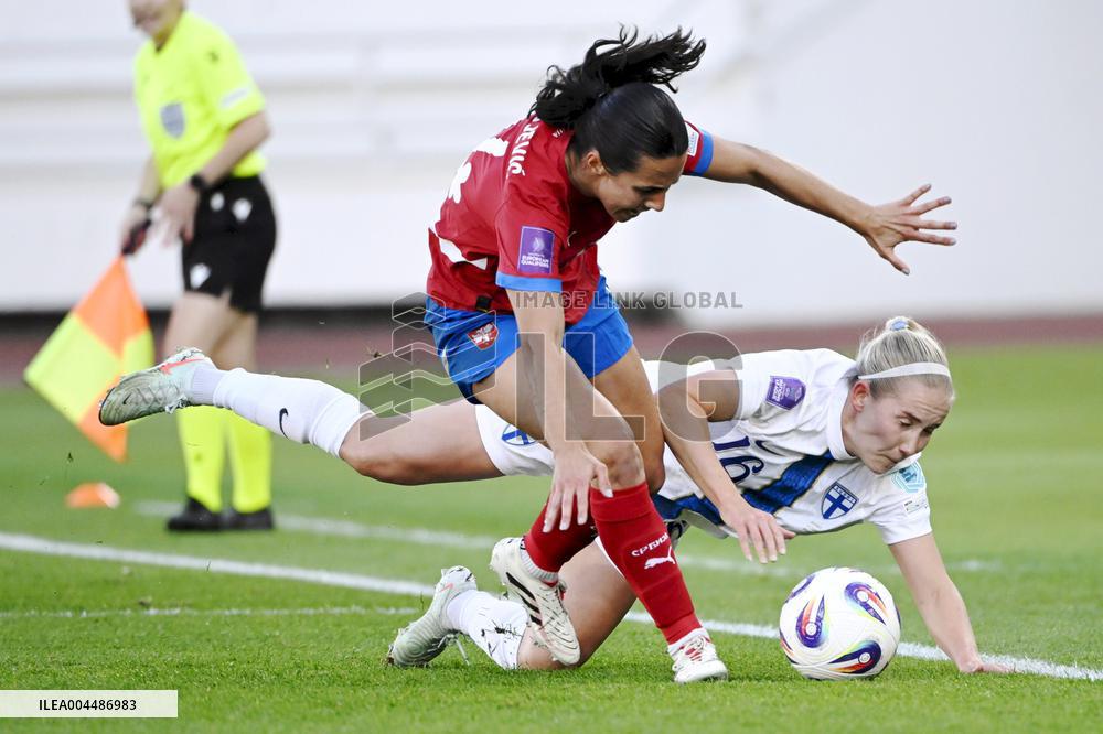 Jalkapallo: Suomi päättää naisten Kansojen liigan Serbiaa vastaan Helsingissä klo 20