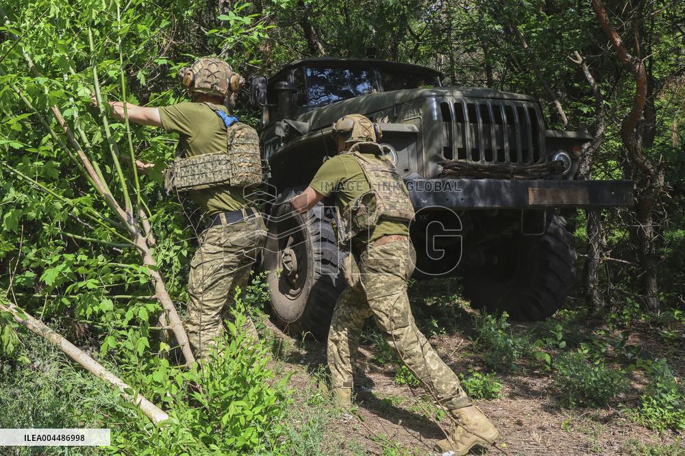 Combat work of Ukraines 30th Mechanized Brigade in Donetsk region