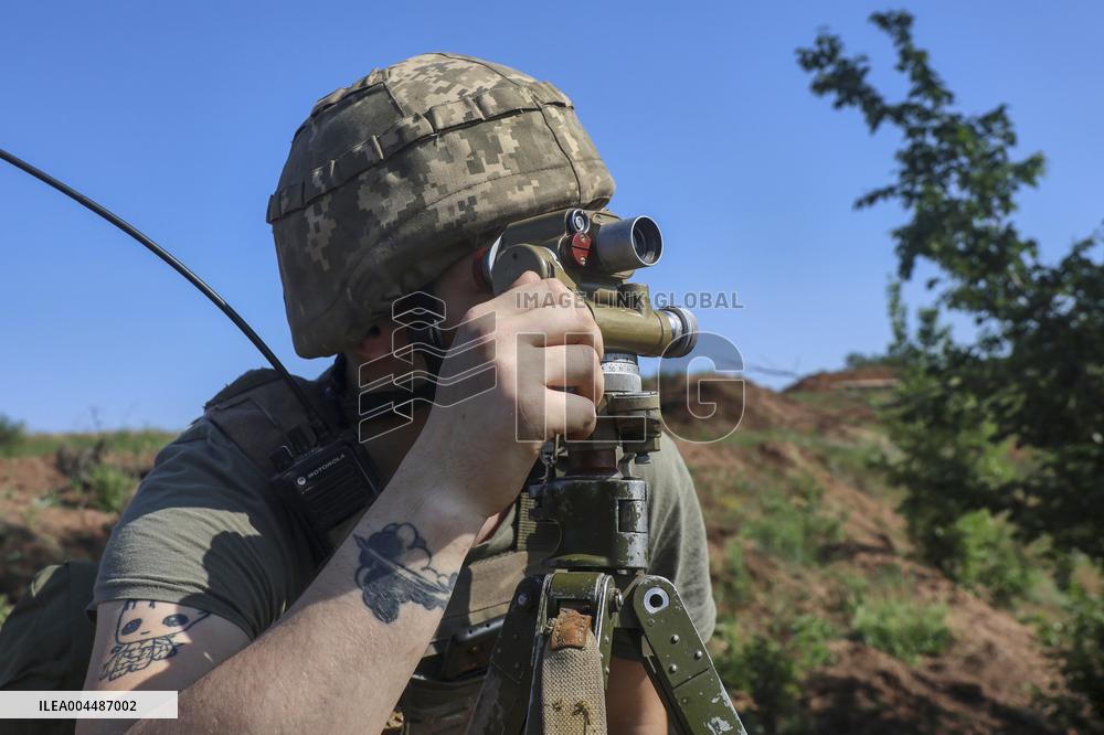Combat work of Ukraines 30th Mechanized Brigade in Donetsk region