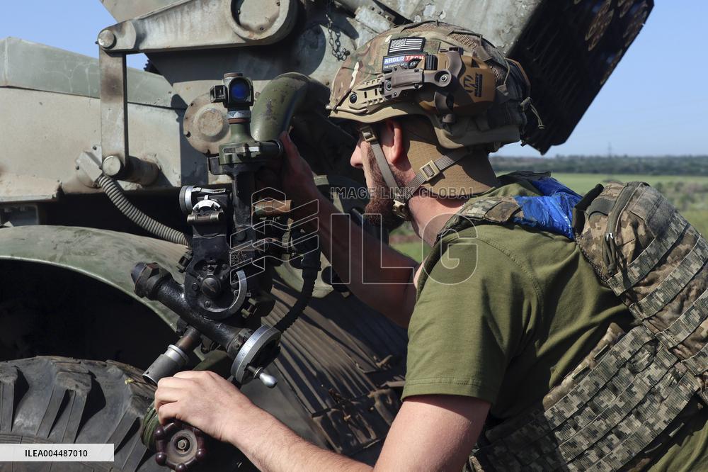 Combat work of Ukraines 30th Mechanized Brigade in Donetsk region