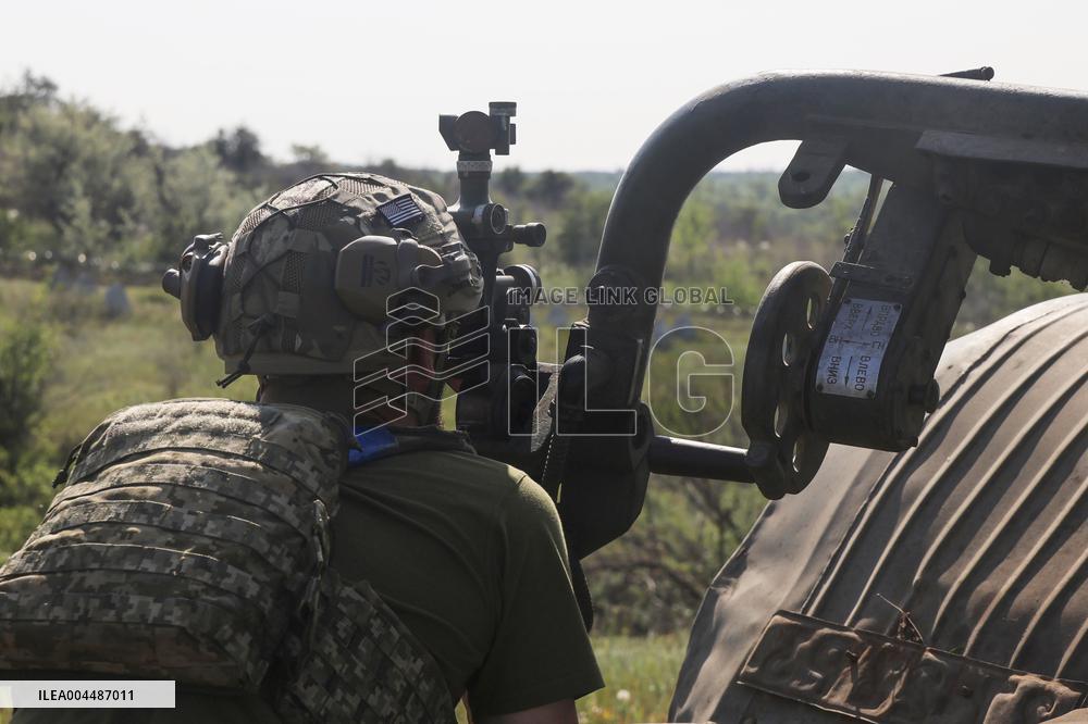 Combat work of Ukraines 30th Mechanized Brigade in Donetsk region