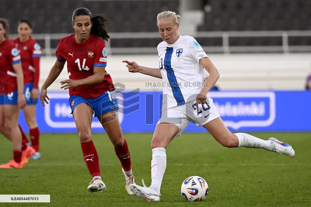 Jalkapallo: Suomi päättää naisten Kansojen liigan Serbiaa vastaan Helsingissä klo 20