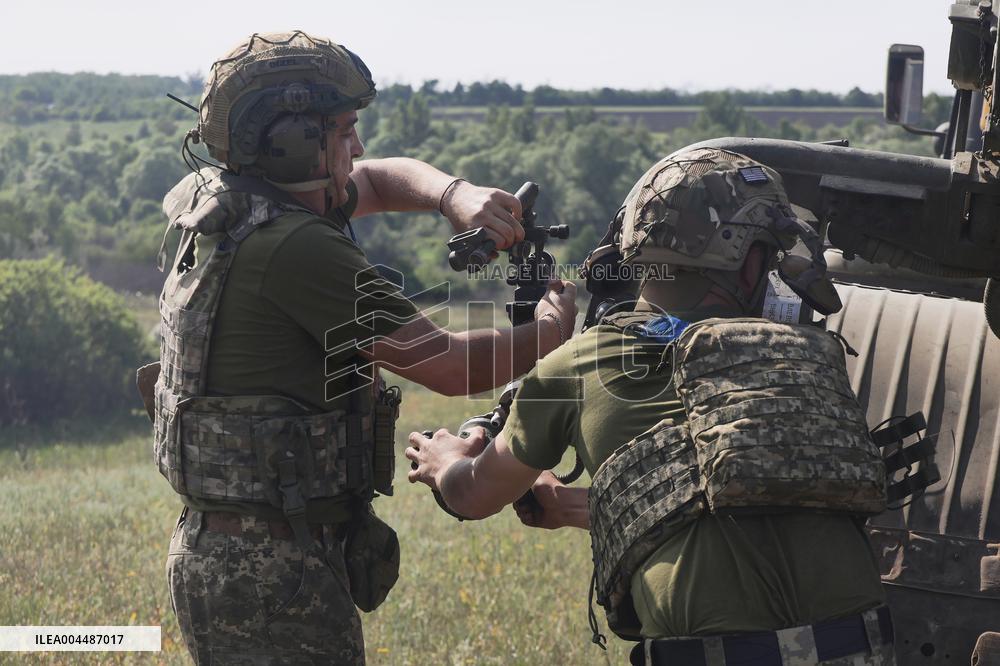 Combat work of Ukraines 30th Mechanized Brigade in Donetsk region