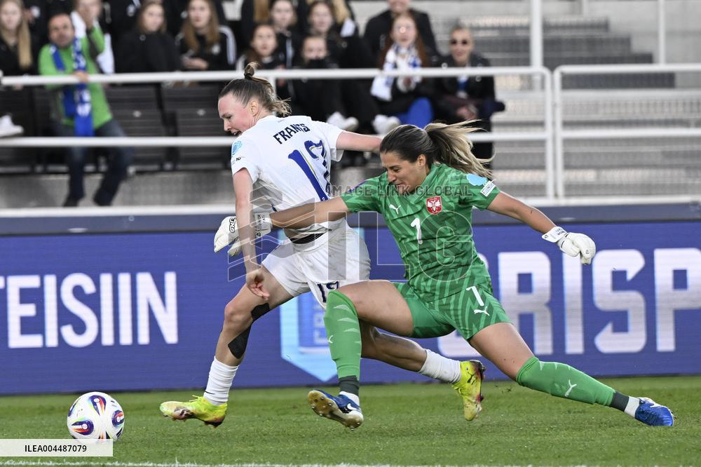 Jalkapallo: Suomi päättää naisten Kansojen liigan Serbiaa vastaan Helsingissä klo 20