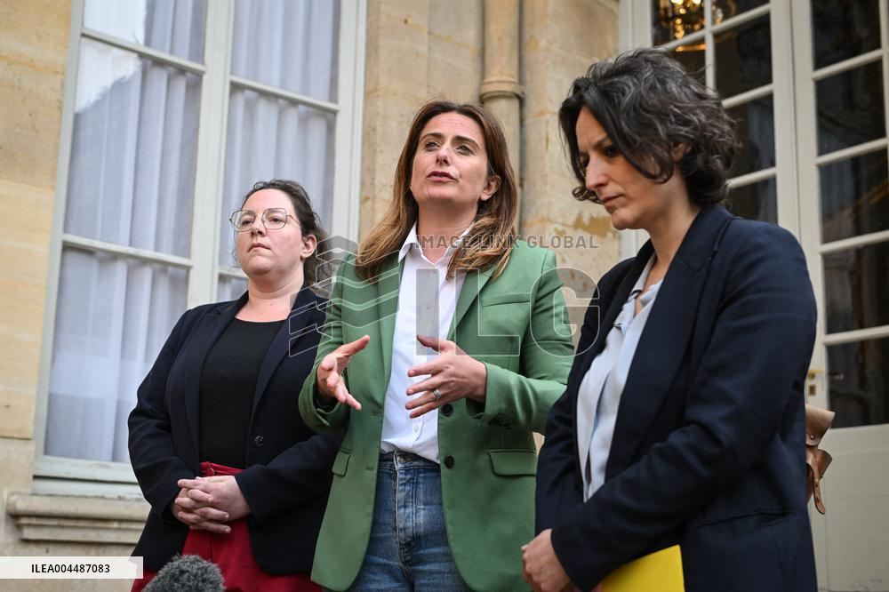 French PM Francois Bayrou receives party leaders in Paris - FA