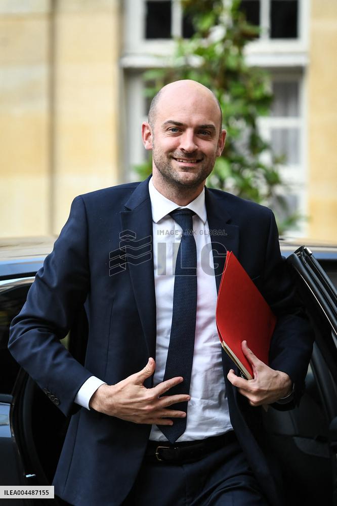 Jean-Noel Barrot arrives for a meeting with French PM Francois Bayrou in Paris - FA