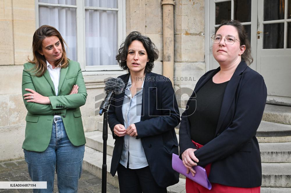 French PM Francois Bayrou receives party leaders in Paris - FA