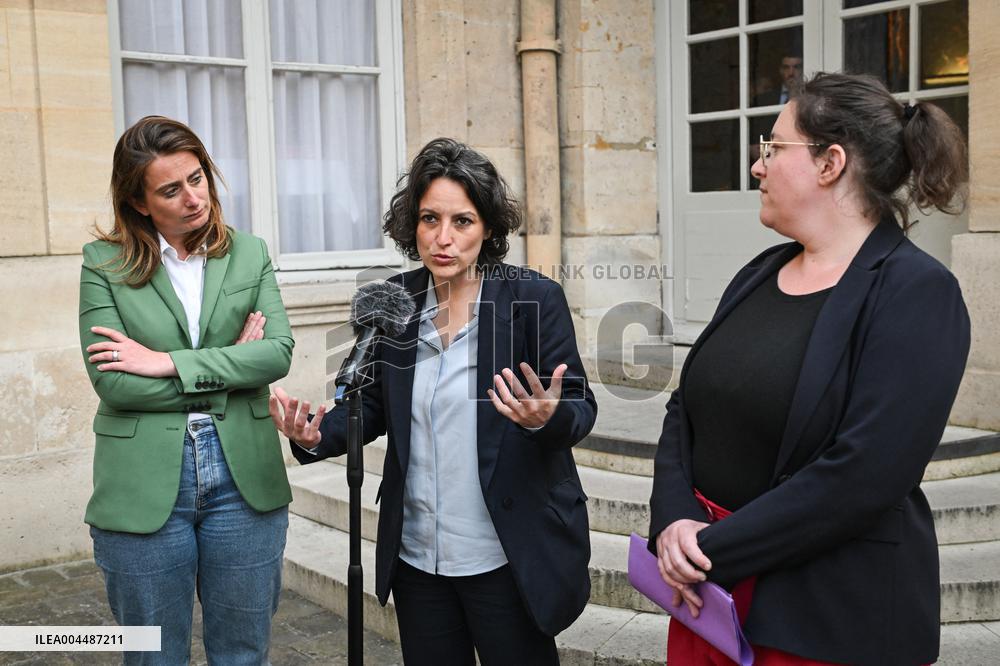 French PM Francois Bayrou receives party leaders in Paris - FA