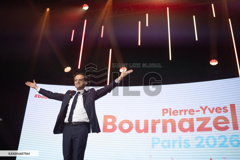 Pierre-Yves Bournazel launch of his mayoral election campaign for the city of Paris AJ