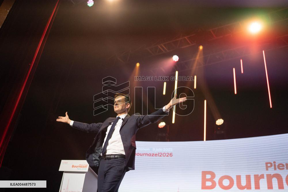 Pierre-Yves Bournazel launch of his mayoral election campaign for the city of Paris AJ