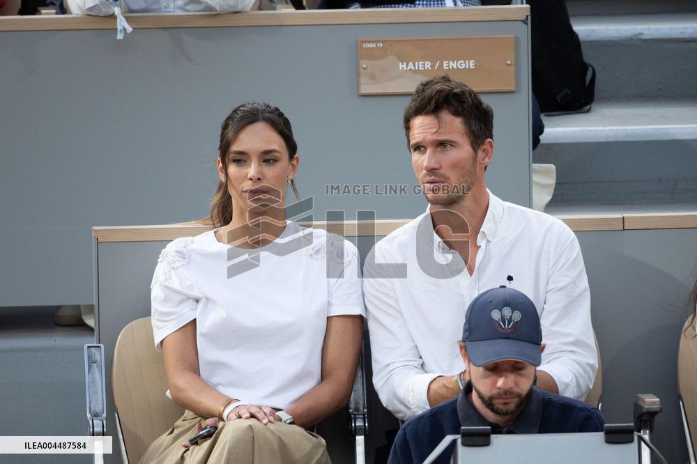 2025 French Open - Celebrities In Stands Night 10 NB