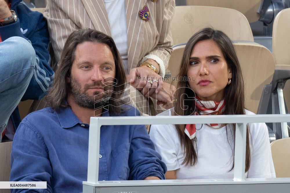 2025 French Open - Celebrities In Stands Night 10 NB