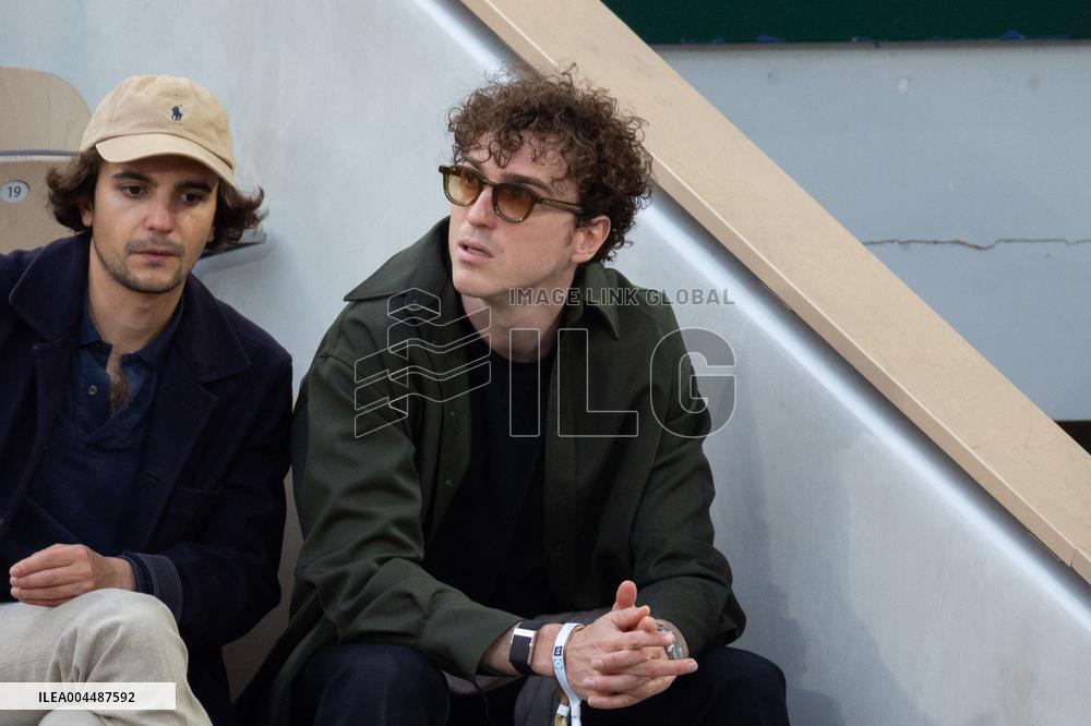 2025 French Open - Celebrities In Stands Night 10 NB