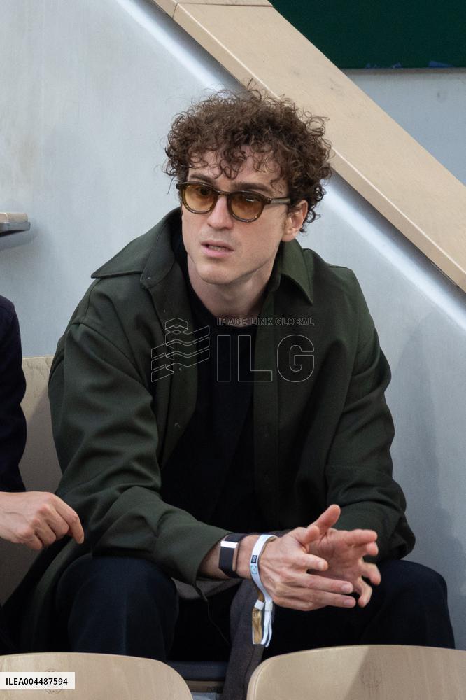 2025 French Open - Celebrities In Stands Night 10 NB