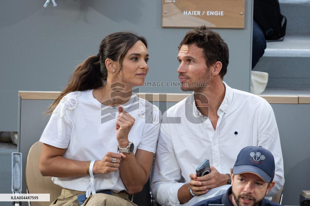 2025 French Open - Celebrities In Stands Night 10 NB