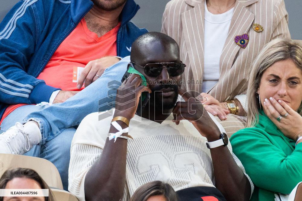 2025 French Open - Celebrities In Stands Night 10 NB