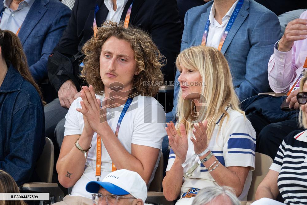 2025 French Open - Celebrities In Stands Night 10 NB