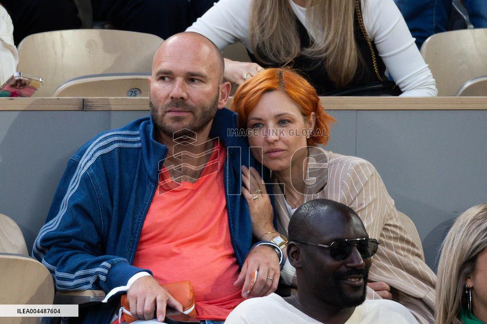 2025 French Open - Celebrities In Stands Night 10 NB