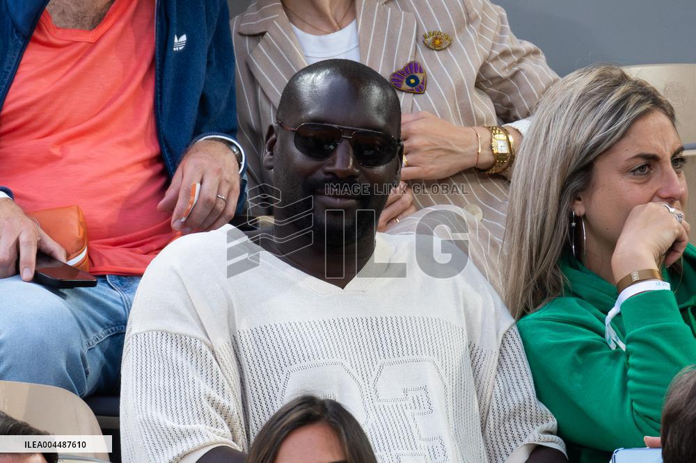 2025 French Open - Celebrities In Stands Night 10 NB