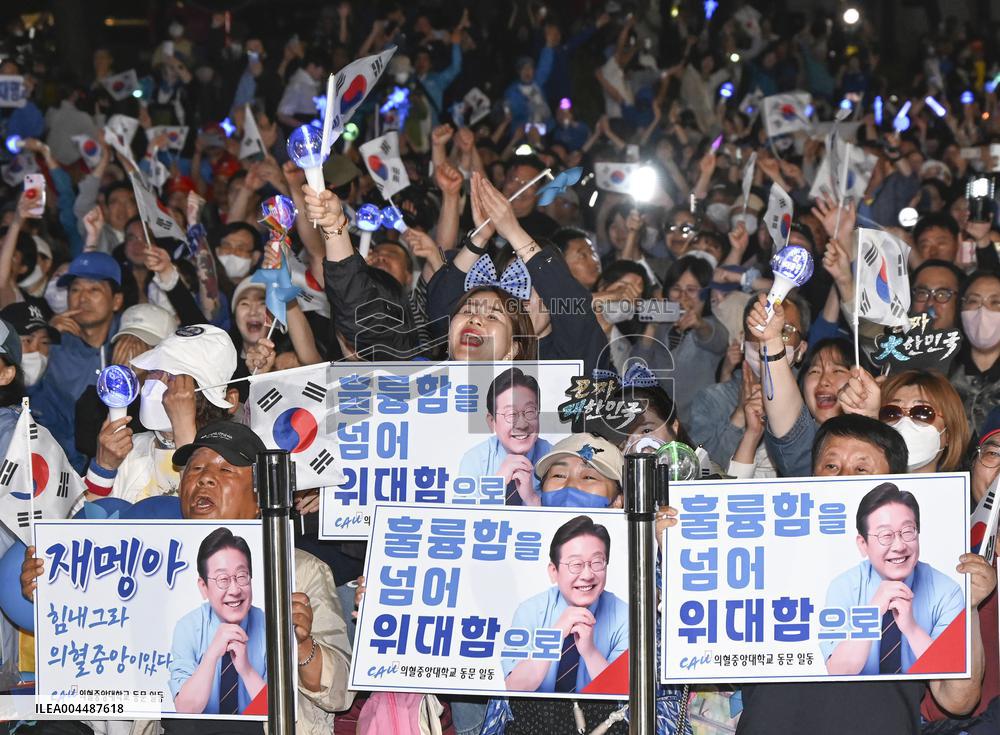 Lee wins S. Korea presidential election