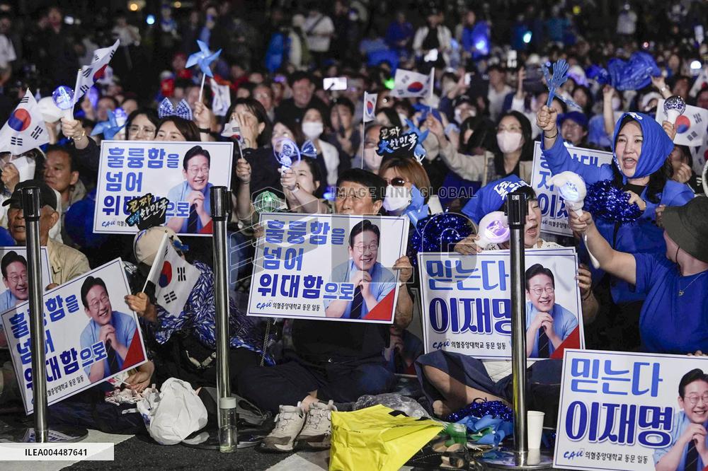 Lee wins S. Korea presidential election