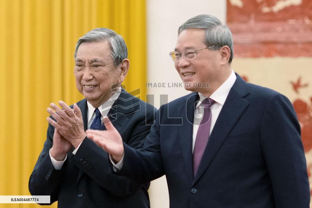 Ex-Japan lower house speaker Kono in Beijing