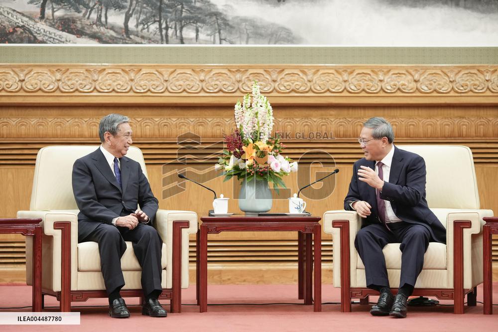 Ex-Japan lower house speaker Kono in Beijing