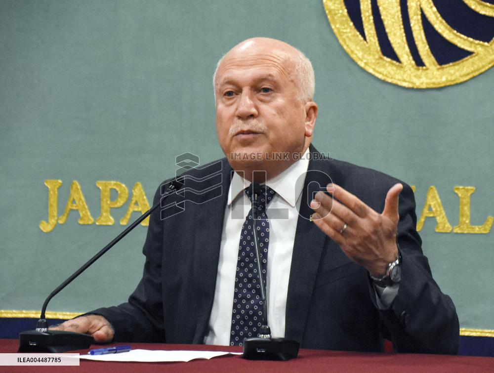 Palestinian economy minister in Tokyo