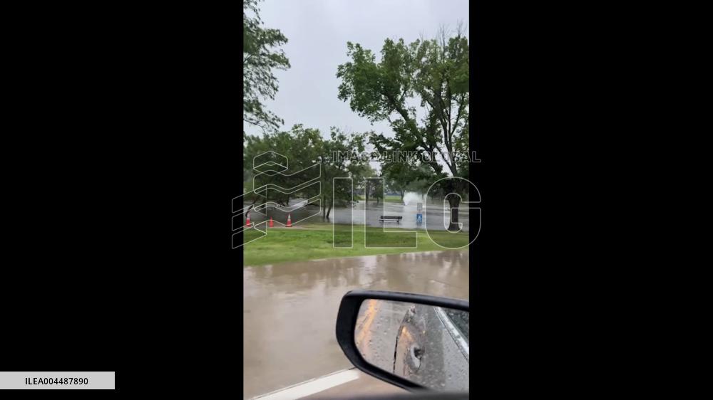 US: Storms Sweep Through Central Kansas, Causing Flash Flooding in Wichita Area