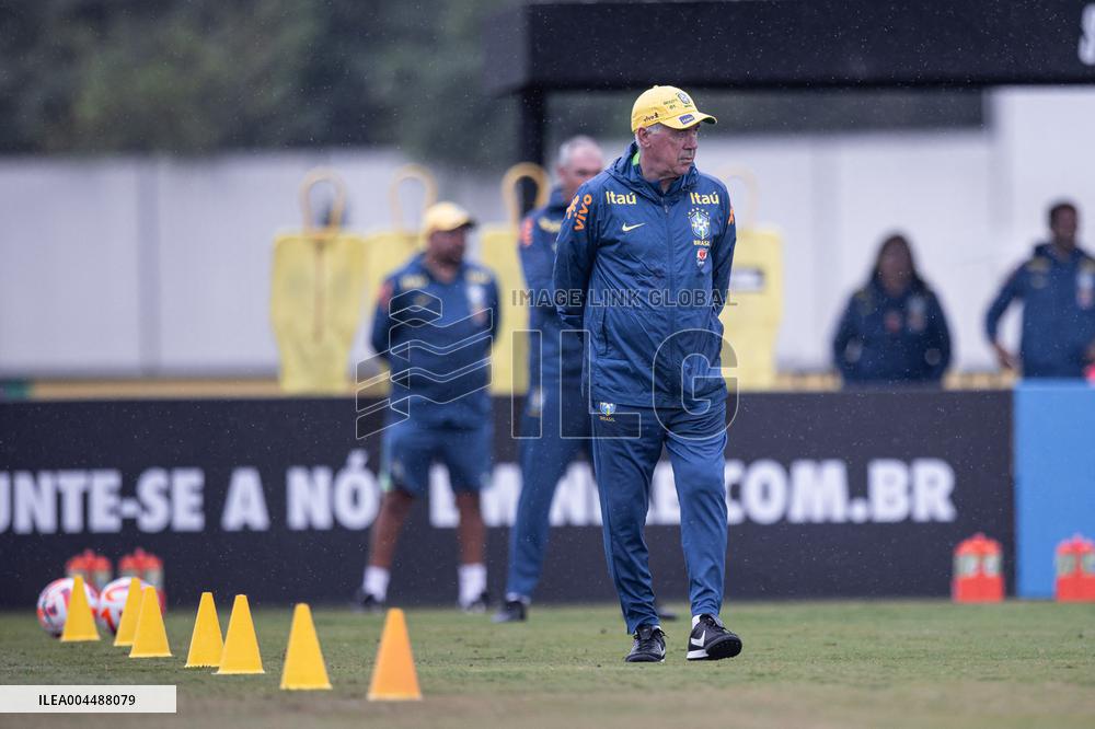 Brazil National Football Team Training Session - Sao Paulo