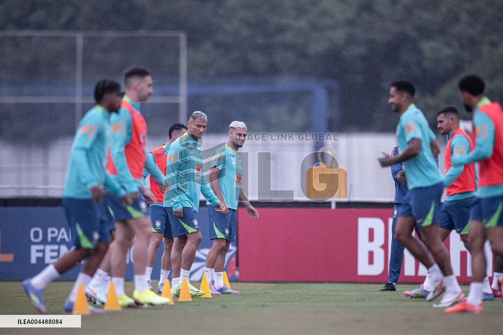 Brazil National Football Team Training Session - Sao Paulo