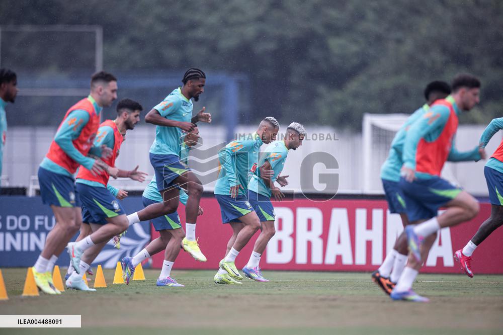 Brazil National Football Team Training Session - Sao Paulo