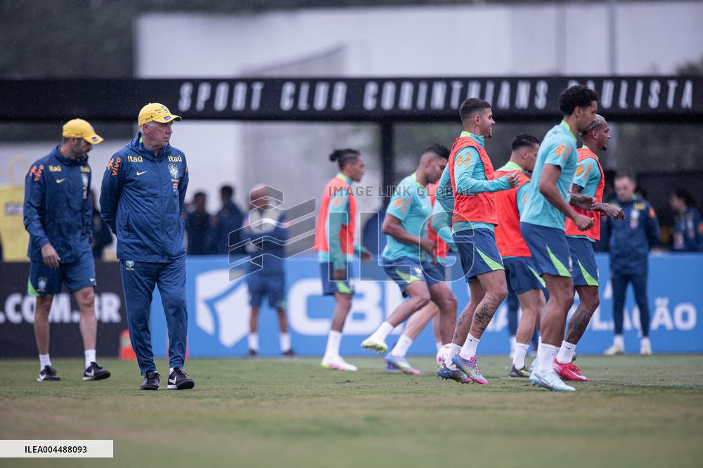 Brazil National Football Team Training Session - Sao Paulo
