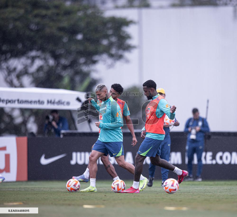 Brazil National Football Team Training Session - Sao Paulo