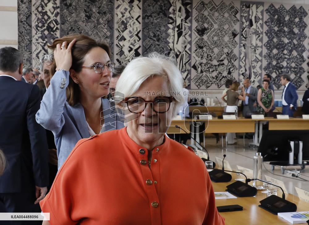 Social Security Budget Meeting at Bercy - Paris