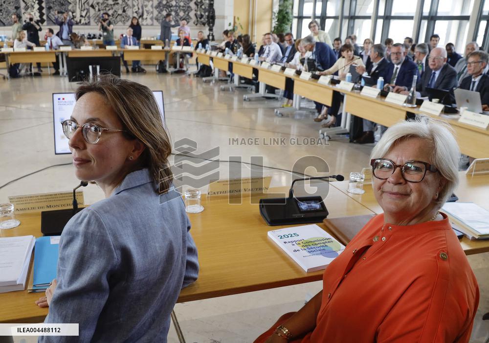 Social Security Budget Meeting at Bercy - Paris