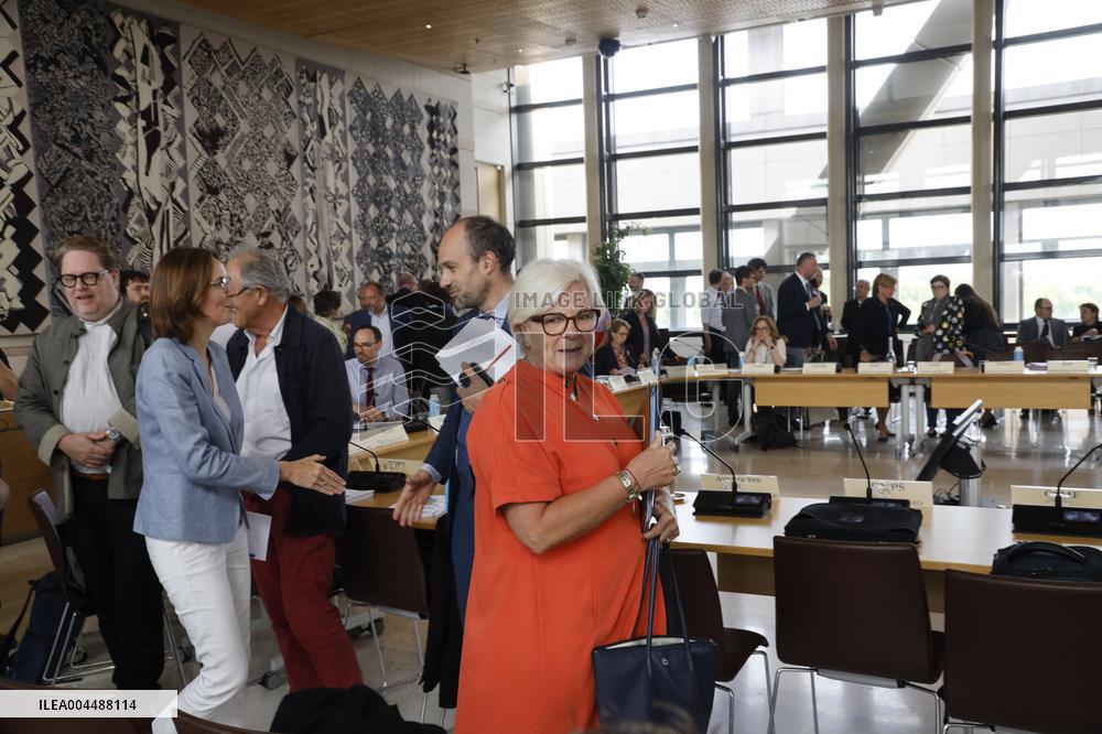 Social Security Budget Meeting at Bercy - Paris