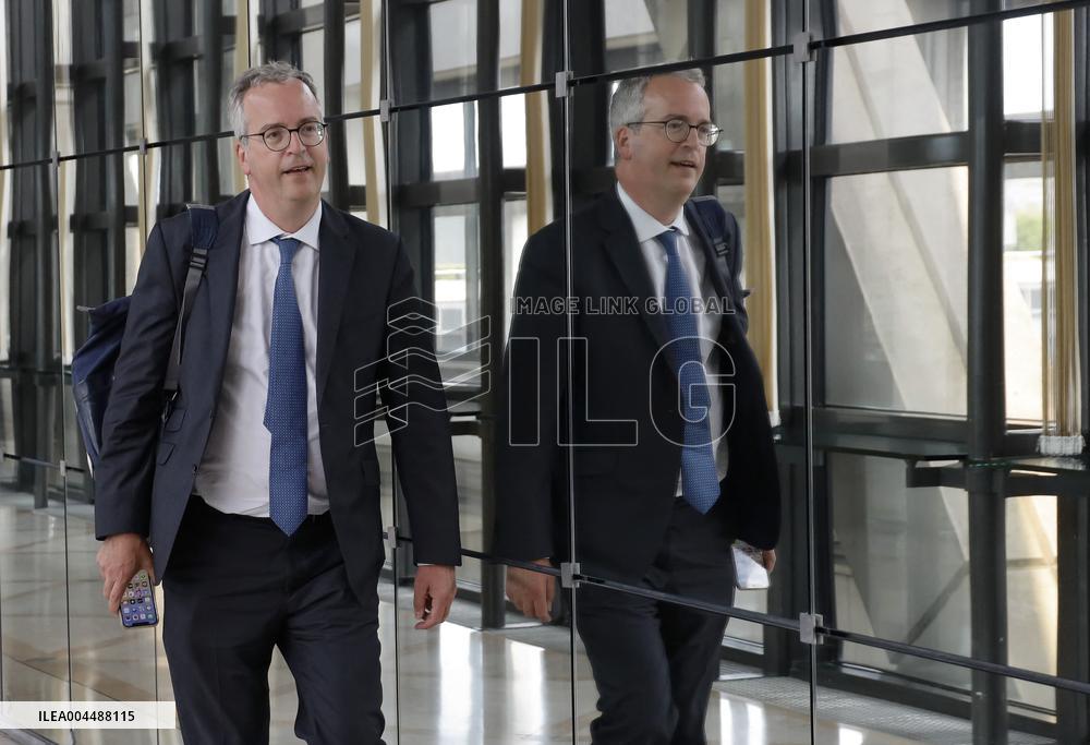 Social Security Budget Meeting at Bercy - Paris