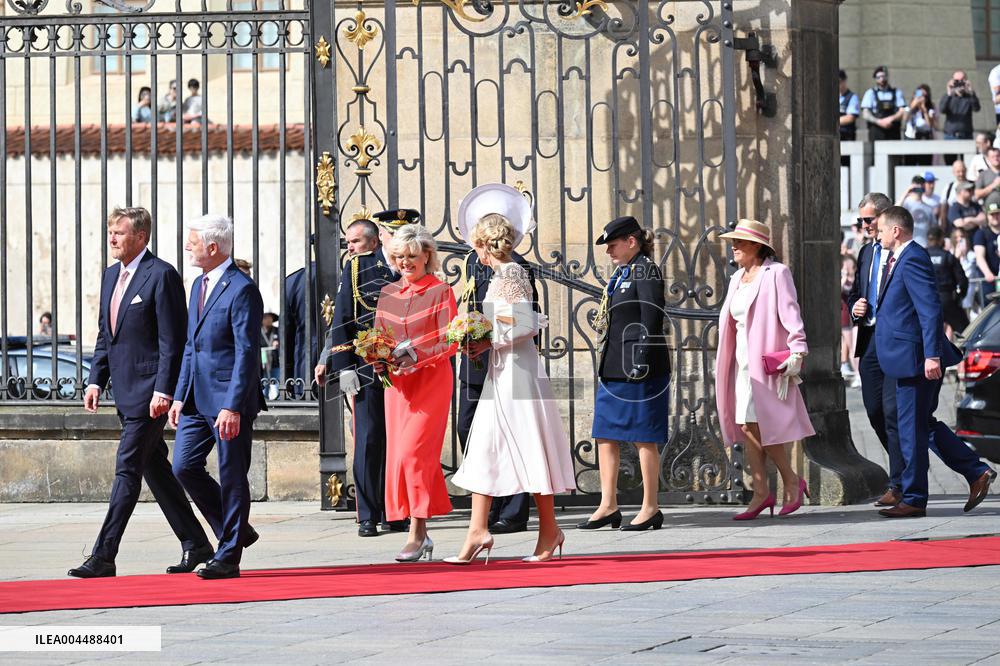 Royal Couple Visit To Prague
