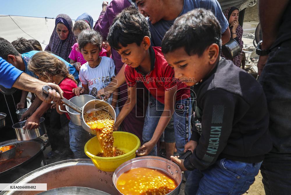 Food Aid Distributed - Gaza